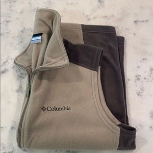 columbia full zip vest